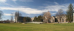 A panoramic view of the Main Campus in early spring Villanova University A panoramic shot.jpg