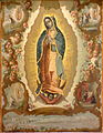 Virgen de Guadalupe con las cuatro apariciones by Juan de Sáenz