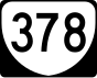 Staatsroute 378 marker