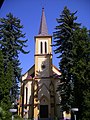 neogotický evangelický kostel