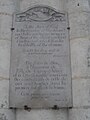 Tablet memorial da Primeira Guerra Mundial às forças da Terra Nova na Catedral de Amiens. JPG