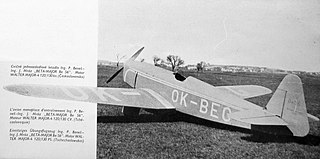 <span class="mw-page-title-main">Beneš-Mráz Be-56 Beta-Major</span> 1930s Czech aircraft