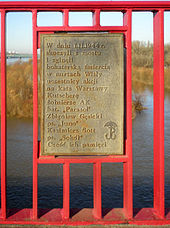 Memorial to the two Polish resistance fighters "Juno" and "Sokol" who were killed in action during Operation Kutschera. Warszawa tablica Juno i Sokol.JPG