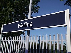 Señalización de la estación de Welling.JPG