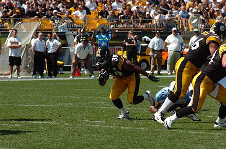 Parker against the Titans in 2005