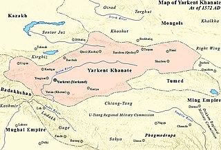 <span class="mw-page-title-main">Yarkent Khanate</span> Historic state ruled by the Mongols