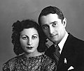 زهرا کیا به همراه پرویز ناتل خانلری، همسرش