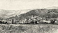 Panoramic view of Zalău in the 19th century