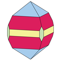 7. prismatisch-dipyramidal, „kugeliger“ Habitus
