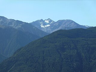 Zufrittspitze Mountain in Italy