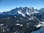 Lado oeste do Zugspitze