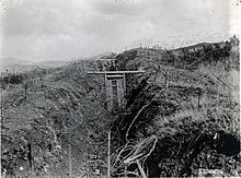 A picture of "no man's land," taken 1917-1919. "No Man's Land." From the Captain Albert T. Willis Collection, 1917-1919, PhC.21; World War I scenes in England and France associated with the 322nd Infantry and 81st Division, 1917-1919. (14794302735).jpg