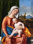 Virgin and the Child by Francesco Bissolo - Gallerie Accademia