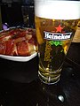 ( behind the glass of Heineken is a plate of tapas in Madrid, Spain. ).jpg