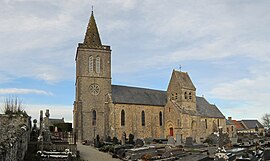 The church of Notre-Dame and its two bell towers