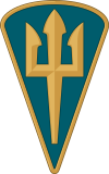 Antigua insignia de manga "no oficial" del Cuerpo de Marines de Ucrania (hasta 2020)