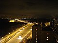 Ночной Севастопольский утекает в Ясенево - panoramio.jpg