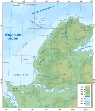 <span class="mw-page-title-main">Cape Sterligov</span> Headland in the Kara Sea, Krasnoyarsk Krai, Russia