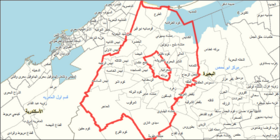 خريطة مركز كفر الدوار