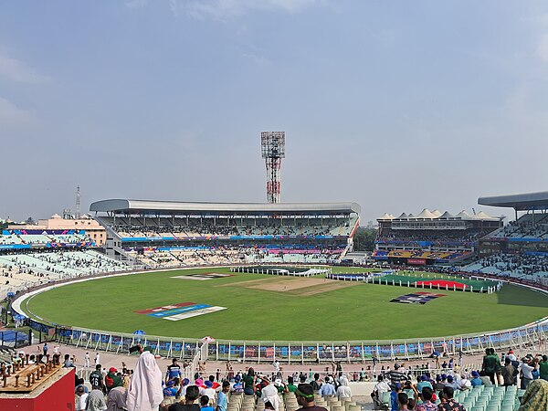 The Eden Gardens during a Cricket World Cup 2023 Group stage match