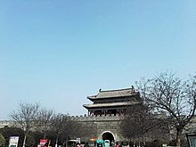 The southern gate of the Shangqiu city walls