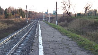 Используемая часть восточной платформы, вид с севера.
