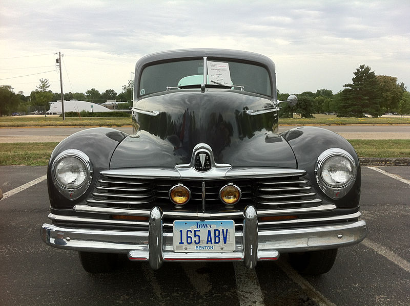 File:1947 Hudson pickup AACA Iowa - front.jpg