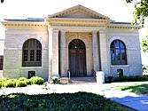 Cragin Memorial Library, Colchester, Connecticut, dedicated July 5, 1905.