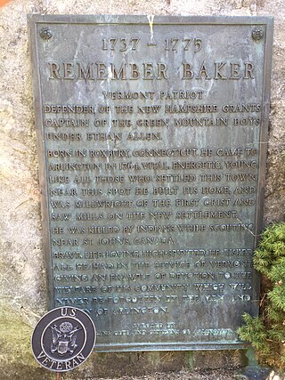 <span class="mw-page-title-main">Remember Baker</span> American soldier during the Revolutionary War