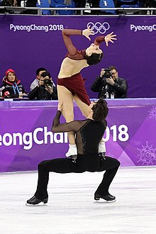 Lift during Moulin Rouge! free dance at 2018 Olympics 2018 Winter Olympics - Tessa Virtue and Scott Moir - 46.jpg