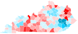 2023 Kentucky gubernatorial election trend map by county.svg