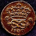 «Савойский» узел на савойской монете 2 динара (1800)