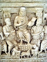 Le sarcophage de Stilicon, musée de la Civilisation romaine, Rome.
