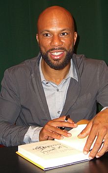 Common at a signing for his book, One Day It'll All Make Sense in Tribeca, Manhattan in 2011.