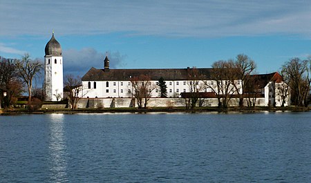 Abtei Frauenwörth Glockenturm