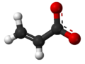 Molekylmodell, akrylat