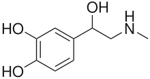 Adrenaline (Epinephrine) Adrenaline.svg