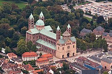 Aerial photograph Speyer Cathedral.jpg