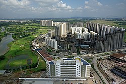 Aerial view dari selesai perkembangan di Palava today.jpg