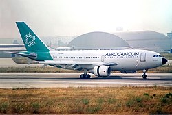 Airbus A310-300 from Aerocancun in Lisbon