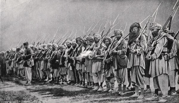 Afghan warriors in 1922