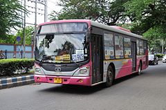 Image 250A Low floor Bus in Kolkata (from Low-floor bus)