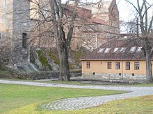 The area where the garden at the Akershus castle was situated Akershus Munkedammen.JPG