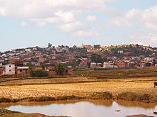 Andriamanelo built the first rova around 1540 at Alasora, a model later copied throughout Imerina. Alasora sacred hill Madagascar.JPG