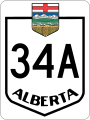 Alberta Highway 34A (1960s).svg