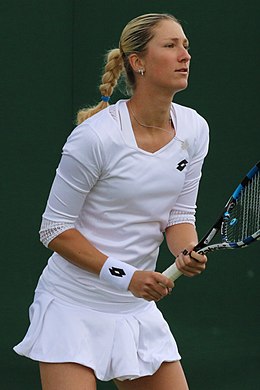 Denisa Allertová ve Wimbledonu 2016