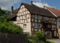 English: Half-timbered building in Alsfeld Berfa Kasseler Strasse 34 / Hesse / Germany This is a picture of the Hessian Kulturdenkmal (cultural monument) with the ID 12408 (Wikidata)