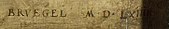 Anbetung der Könige (Bruegel, 1564) signature.jpg