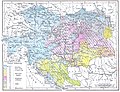 Austria-Hungary religions map (1881)