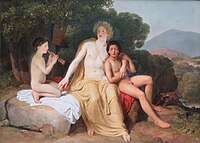 «Аполлон, Гіацинт і Кипарис, що займаються музикою і співом» (1831-1834)